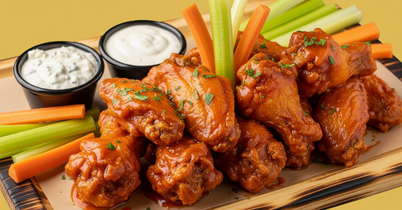 Buffalo Wings Meal with 1 Side Item & Garlic Toast