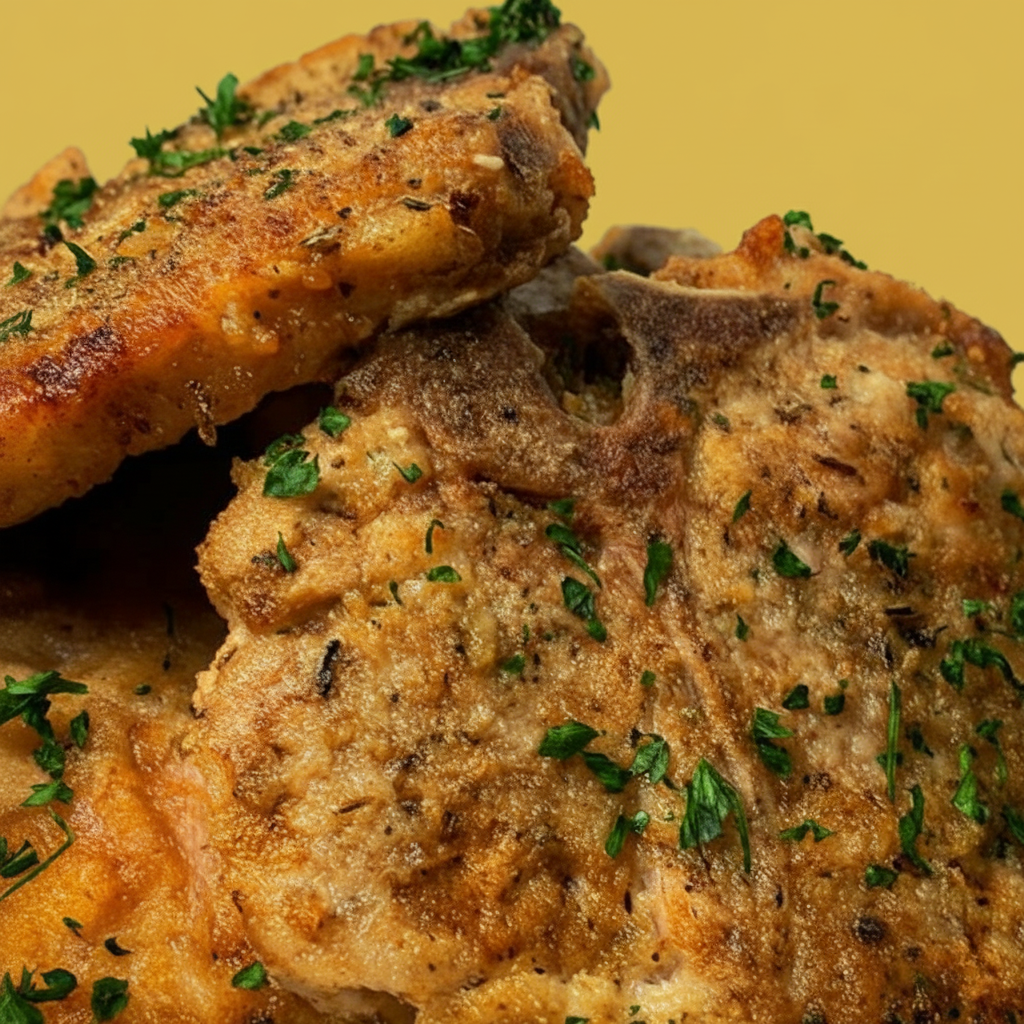Fried Porkchop Dinner with 2 Sides